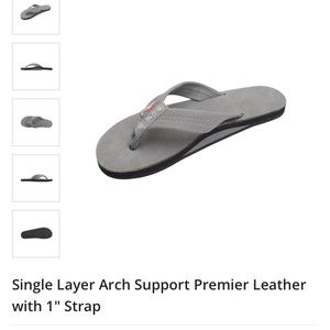 Grey Rainbow Sandals